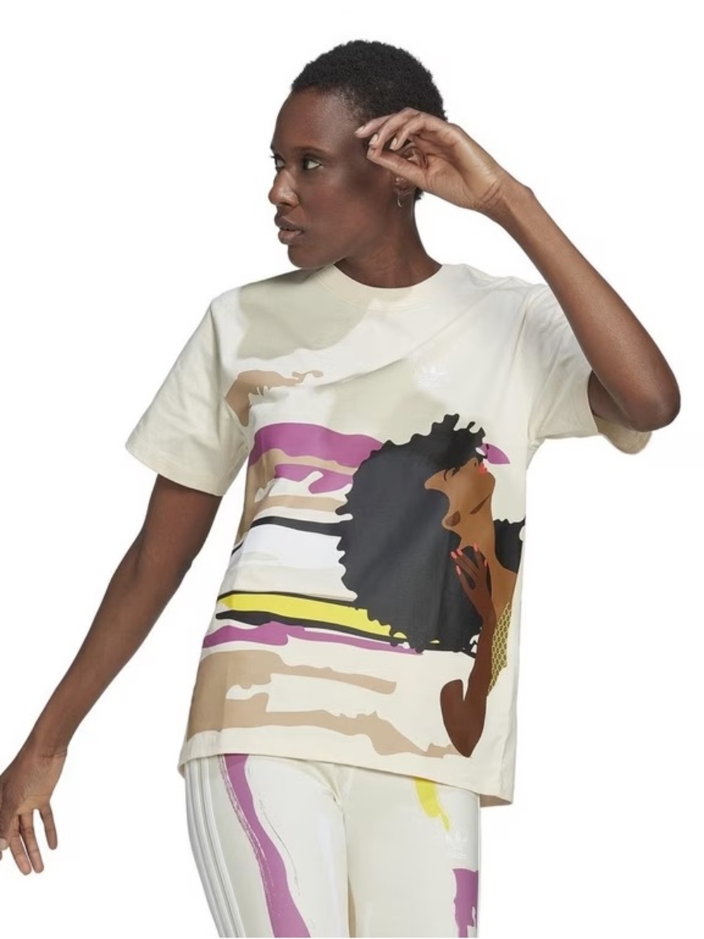 adidas Originals Womens X Thebe Magugu Regular T-Shirt